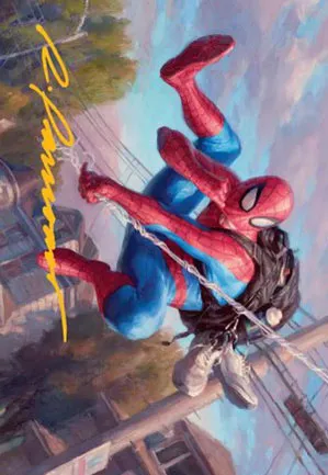 Spider-Man, le lanceur de toile - Illustration