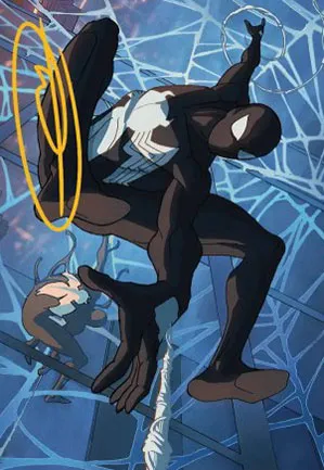 Spider-Man symbiote - Illustration