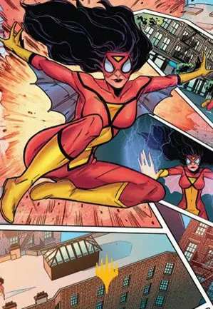 Spider-Woman, superbe sauveuse - Illustration