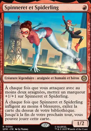 Spinneret et Spiderling