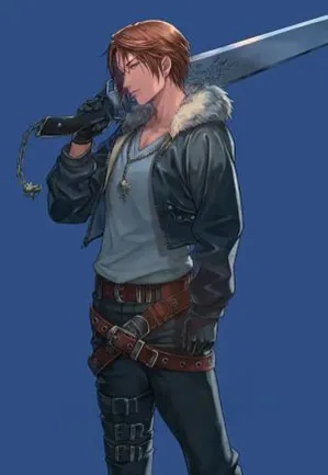 Squall, mercenaire SeeD - Illustration