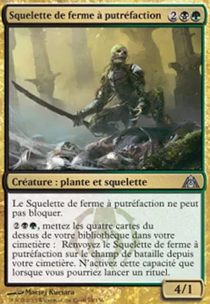 Squelette de ferme à putréfaction