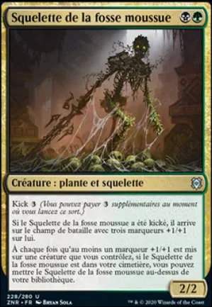 Squelette de la fosse moussue