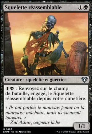 Squelette réassemblable