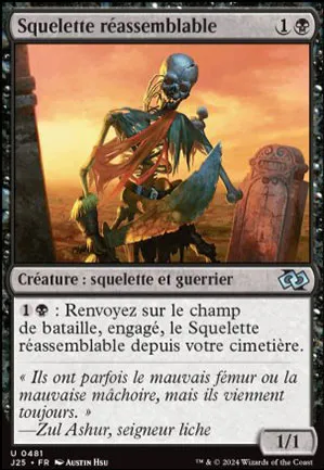 Squelette réassemblable