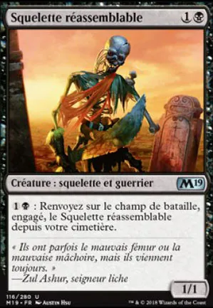 Squelette réassemblable