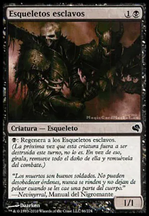 Squelettes serviles