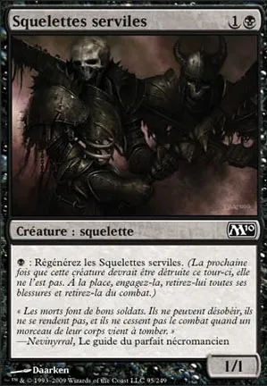 Squelettes serviles