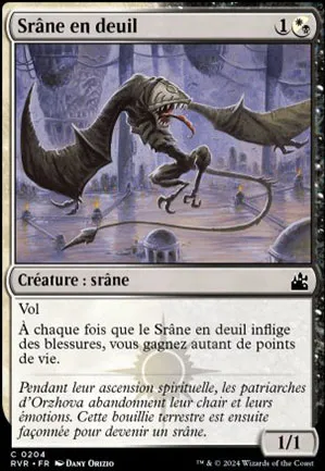Srâne en deuil