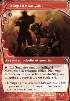 Stagiaire sanguin