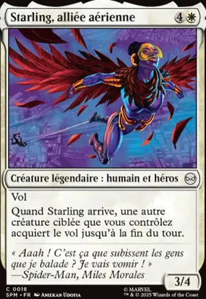 Starling, alliée aérienne