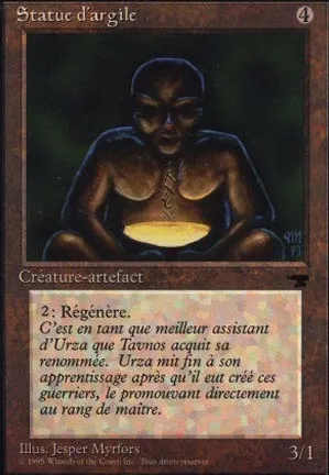 Statue d'argile
