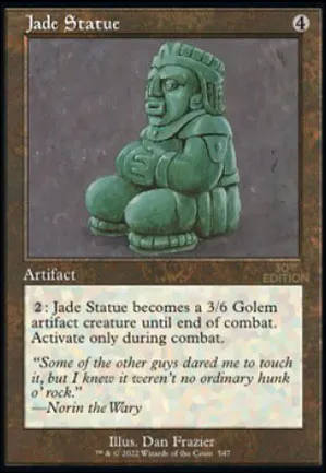 Statue de jade