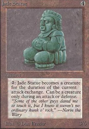 Statue de jade