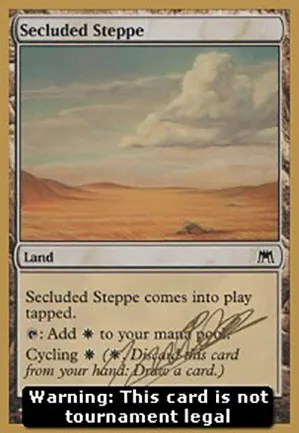 Steppes retirées