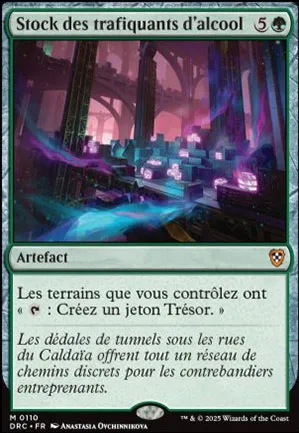 Stock des trafiquants d'alcool