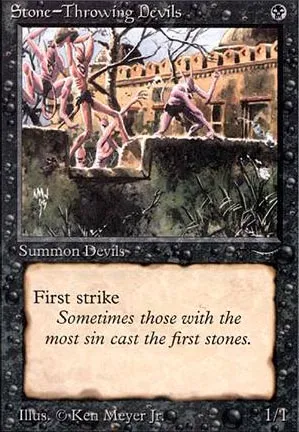 Stone-Throwing Devils