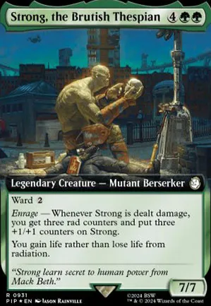Strong, comédien brutal