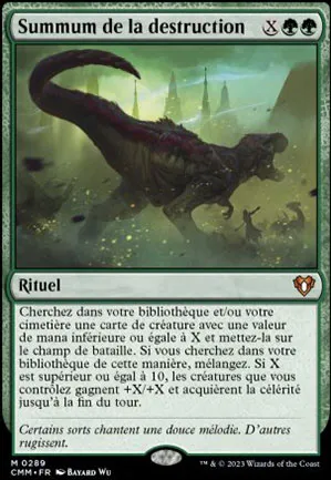 Summum de la destruction