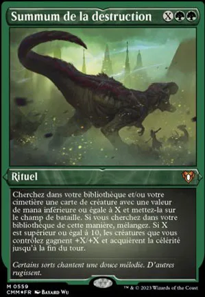 Summum de la destruction