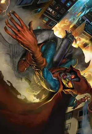 Super-Bouffon, maraudeur encapuchonné - Illustration