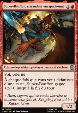 Super-Bouffon, maraudeur encapuchonné