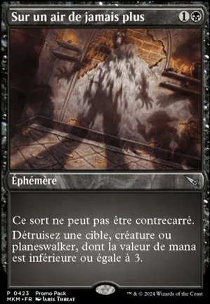 Sur un air de jamais plus
