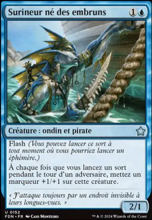 Surineur né des embruns