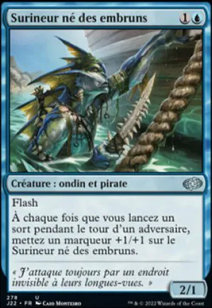 Surineur né des embruns