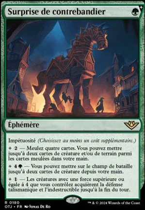 Surprise de contrebandier