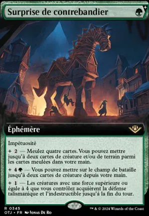 Surprise de contrebandier
