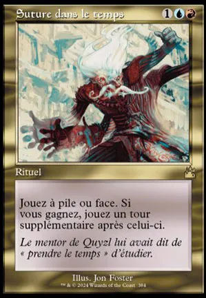 Suture dans le temps