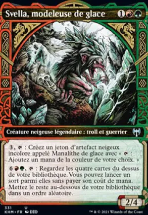 Svella, modeleuse de glace