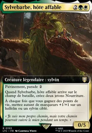 Sylvebarbe, hôte affable
