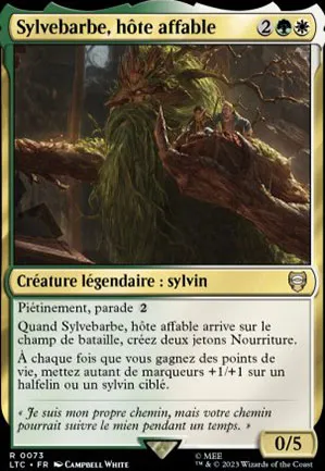 Sylvebarbe, hôte affable