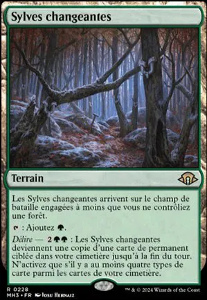 Sylves changeantes
