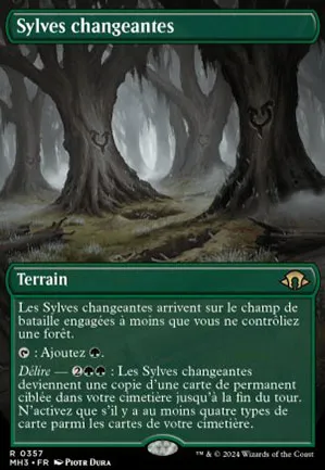 Sylves changeantes