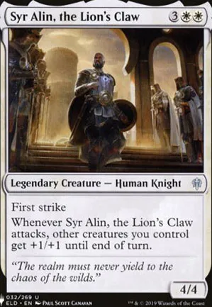 Syr Alin, la Griffe du Lion