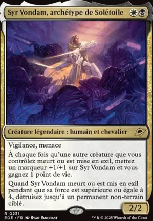 Syr Vondam, archétype de Solétoile
