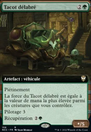 Tacot délabré