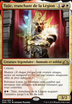 Tajic, tranchant de la Légion