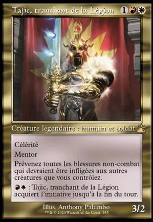 Tajic, tranchant de la Légion