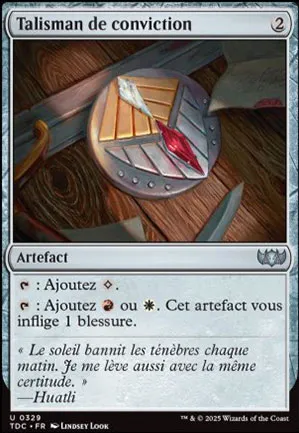 Talisman de conviction