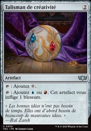 Talisman de créativité