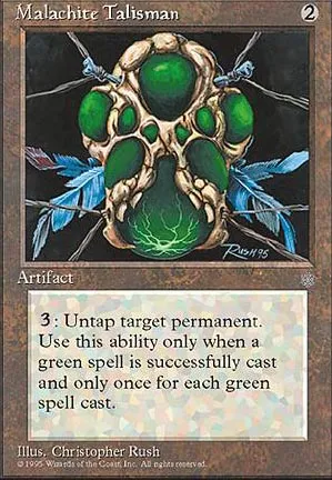 Talisman de malachite
