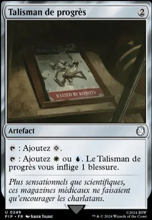 Talisman de progrès