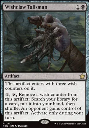 Talisman griffe de souhait