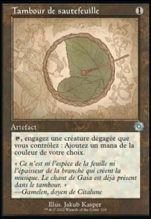 Tambour de sautefeuille
