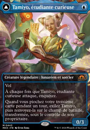 Tamiyo, étudiante curieuse // Tamiyo, érudite aguerrie