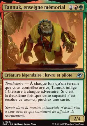 Tannuk, enseigne mémorial